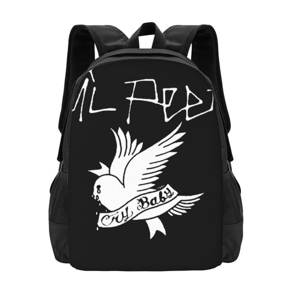 Lil Peep Cry Baby Backpack Fashion Travel Backpack Laptop Backpack 16ch Simple And Large Capacity