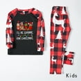 thumbnail image 4 of Jenny Gnome Christmas Pajamas Set Matching Family Red Plaid Saying “I’ll Be Gnome For Christmas”, Plus Size Holiday PJs With Dog, 4 of 7