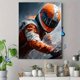 thumbnail image 4 of Qisvanset Bengal Cat Portrait Canvas Print 12x16 Inch Kitchen Wall Art, 4 of 8