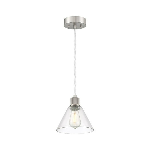 Access Lighting Martini LED Pendant in Brushed Steel Color
