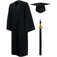thumbnail image 1 of Ensemble de Robe de Collation des Grades Mate avec Pompons 2021 pour Lycée et Bachelier, 1 of 6