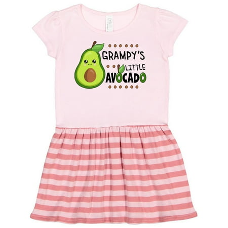 

Inktastic Grampy s Little Avocado with Cute Baby Avocado Gift Toddler Girl Dress