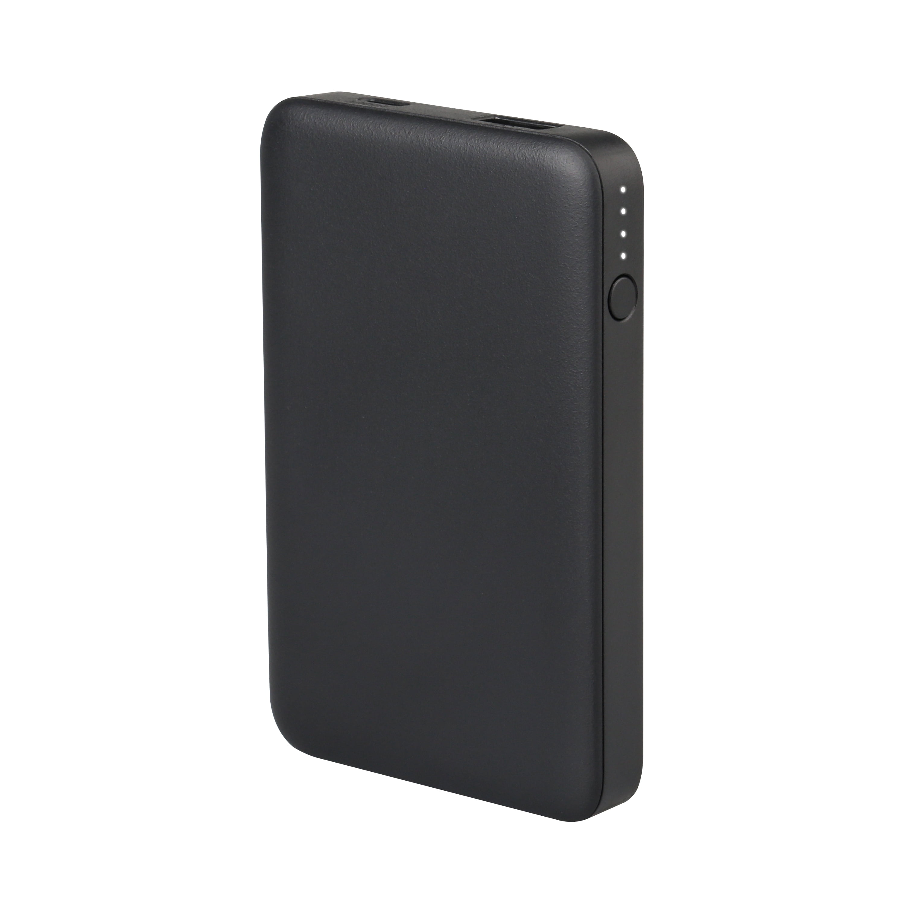 (2 pack) onn 5000mAh Portable Power Bank with USB-C and USB-A ports, Compact Size, LED Indicator Lights, Black - Compatible with iPhone, iPad, AirPods, Samsung Galaxy, Note, Pixel & More