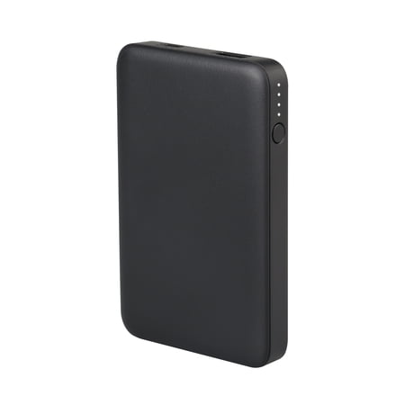 onn 5000mAh Portable Power Bank with USB-C and USB-A