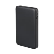 onn 5000mAh Portable Power Bank with USB-C and USB-A ports, Compact Size, LED Indicator Lights, Black - Compatible with iPhone, iPad, AirPods, Samsung Galaxy, Note, Pixel & More