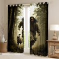 thumbnail image 2 of Homewish Farmhouse Sheep Black Out Curtains For Children Kids Teens,Jungle Woodland Curtains Pack of 2 (42x63 Each),Rustic Animal Bedroom Curtains,Luxury Bedroom Decor, 2 of 6