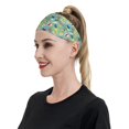 thumbnail image 5 of Conch Shells Print No.9020 Sports Headband for Women Men, Running Headband Sweat Bands for Cycling, Yoga, Spa, Athleti, Workout - Moisture Wicking Hairband, 5 of 5