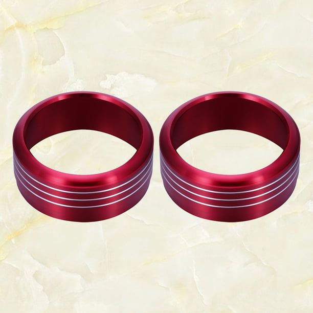 unbranded 2Ud Cubiertas Decorativas Para Botones De Aire Acondicionado Rojo Con Durabilidad Extrema