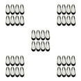 thumbnail image 3 of Transemion 8x Stylish And Breathable Sock Style Cushions For Relieving Foot Fatigue black 5Set, 3 of 6
