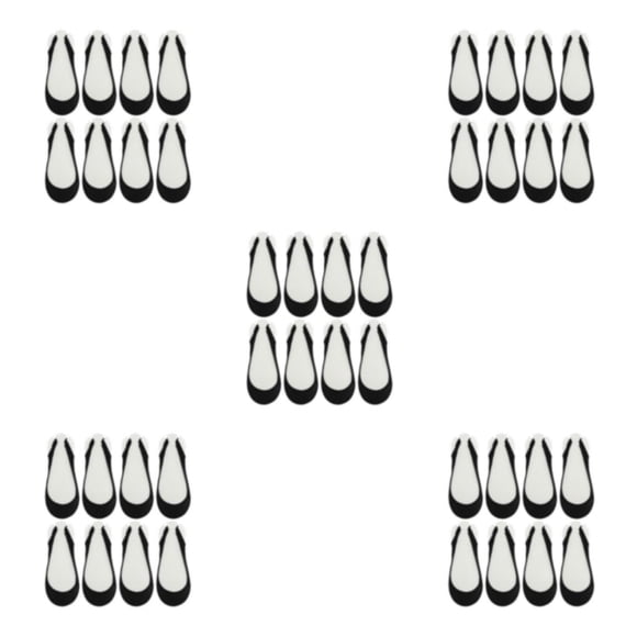 Qarigey 8 unids/set almohadillas metatarsianas suaves para aliviar la fatiga del pie estilo calcetín almohadillas para pies negro Type2 NO2