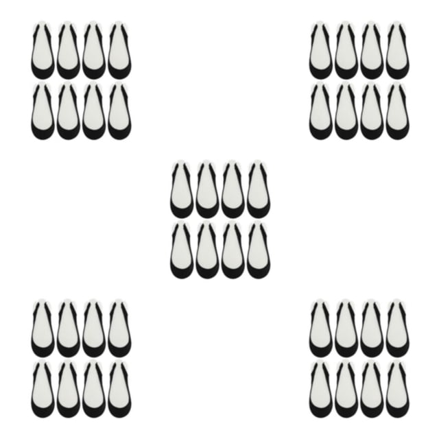 Qarigey 8 unids/set almohadillas metatarsianas suaves para aliviar la fatiga del pie estilo calcetín almohadillas para pies negro Type2 NO2