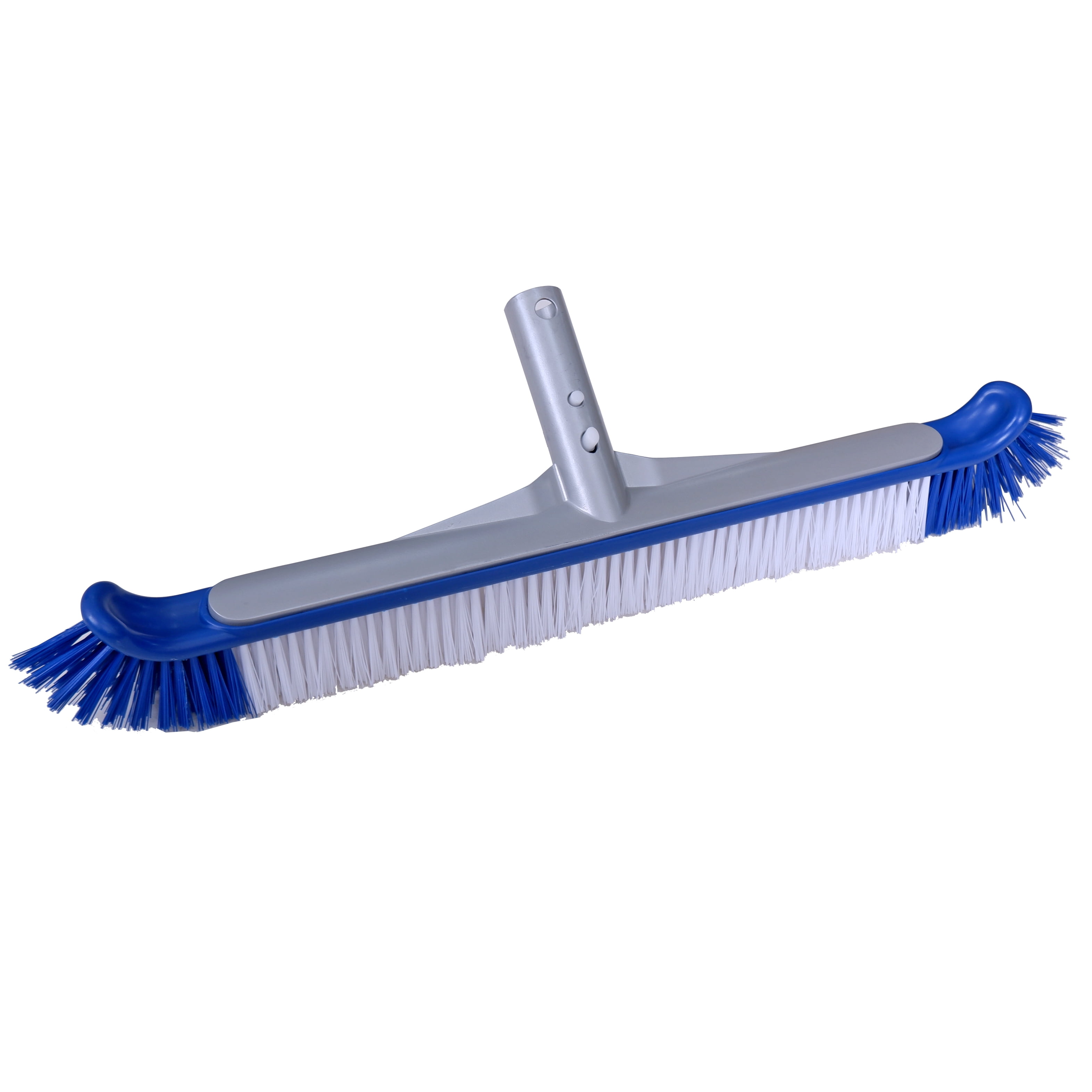 Pool Brush for Cleaning Swimming Pool 18/" Head Aluminum Plastic Wide Fast Clean