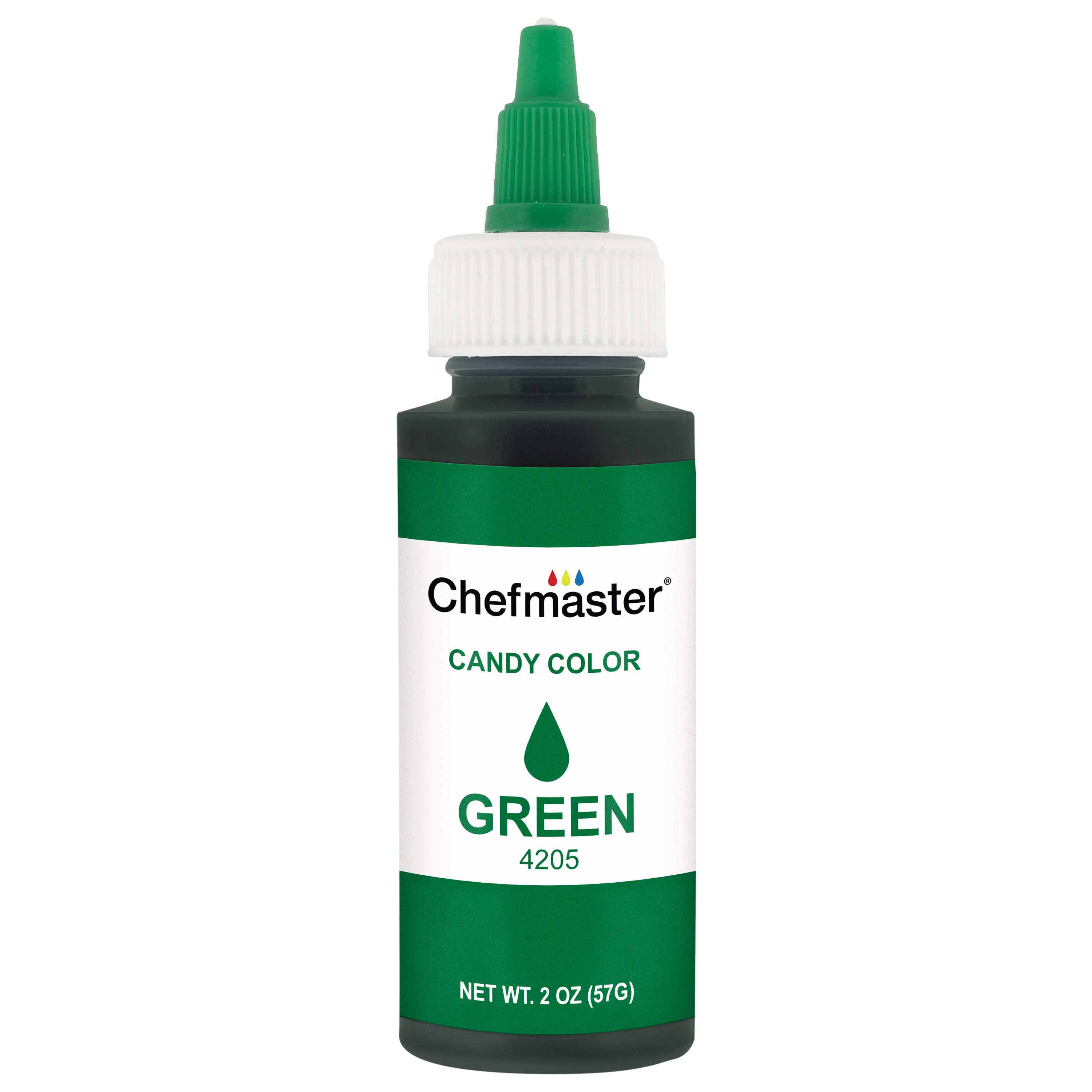 Chefmaster by US Cake Supply 2-Ounce Liquid Candy Food Color Color Green