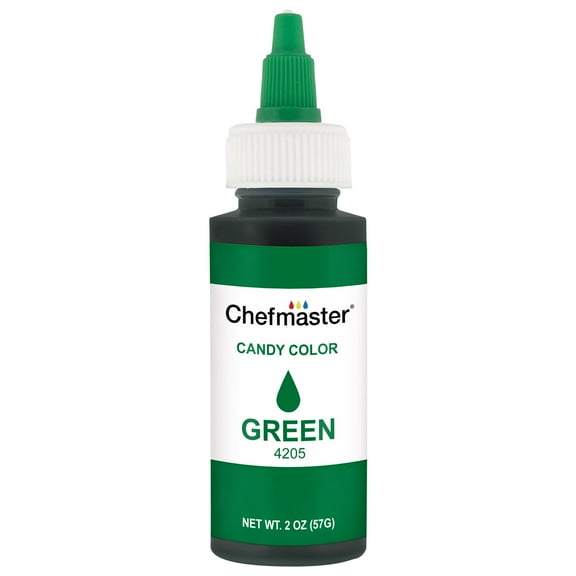 Chefmaster by US Cake Supply 2-Ounce Liquid Candy Food Color Color Green