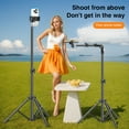 thumbnail image 4 of Qiyester Phone Tripod 66 inch Adjustable Horizontal Overhead Tripod with Storage Bags for Recording/watching/vlog, 4 of 10