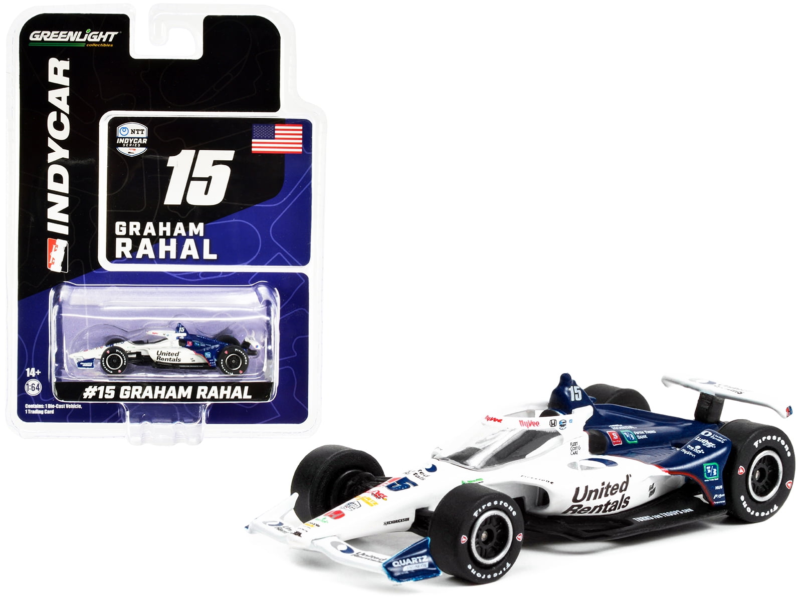 Dallara IndyCar 15 Graham Rahal "United Rentals" Rahal Letterman