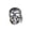 A002- Silver, variant on Scary Halloween Mask, 9 Inch Skull Pirate Masquerade Mask, Vintage Silver Mask for Masquerade Party Halloween Events, 1 Pack