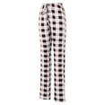 thumbnail image 5 of Casual Women Pants Check Tartan Cotton Blend Plaids Print Nightwear Pyjama Bottom Loose Lounge Pants, 5 of 9
