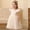 Beige, variant on Dresses for Girls Floral Birthday Dresses for Girls Kids Tea Party Dresses for Girls 4T