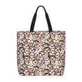thumbnail image 1 of Easygdp Brown Sloth Bolsa Tote para Mujer, Bolso de Hombro para Trabajo, Playa, Viajes, Compras y Supermercado, 1 of 7