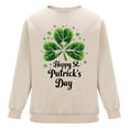 thumbnail image 4 of QUNYINEY Long Sleeve Sweatshirt for Men St Patricks Day Crew Neck Casual Yellow Tops Drop Shoulder Loose Pullover Sweatshirts, 4 of 8