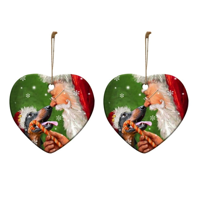 Teissuly Christmas Ornaments, Christmas Wooden Listing Dog Garland Acrylic Christmas Tree Decoration Teissuly WER202310234085