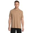 thumbnail image 1 of Remera Polo U.S. Polo Assn. de Algodón Piqué Café Jaspeado Talle L, 1 of 4