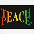 thumbnail image 3 of CafePress - Teach Peace Kids Baseball Jersey - Kids Cotton Baseball Jersey, 3/4 Sleeve Shirt, 3 of 4
