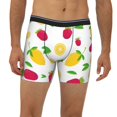 thumbnail image 2 of Disketp Strawberry and Lemon Men's Boxer Briefs Men’s Underwear Boxer Briefs for Men, 2 of 7