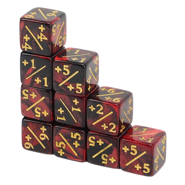 Juego de Dados matemáticos 10 piezas NikouMX 6 lados Educativos