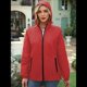 thumbnail image 4 of Chaqueta Impermeable para Mujer, Cortavientos, Impermeable, con Capucha, Plegable y Bolsillos. Rojo XL, 4 of 9