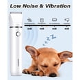 thumbnail image 5 of Cordless Dog Paw Trimmer - Low Noise Small Dog Clippers with Double Blades USB Rechargeable Grooming Clipper for Dogs Cats and Small Pets, 5 of 6