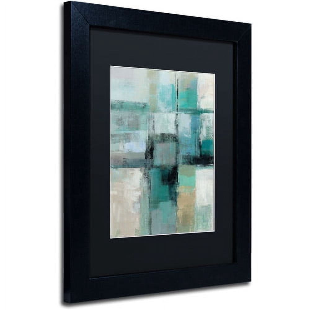 Trademark Fine Art "Island Hues Crop I" Canvas Art by Silvia Vassileva, Black Matte, Black Frame