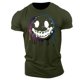 thumbnail image 2 of Top de Manga Corta, Hombre Casual Impreso Cuello de la Tripulación Camiseta, Manga Corta Blusa de Verano Poliéster, 2 of 9