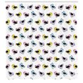 thumbnail image 3 of Ambesonne Purple and Yellow Shower Curtain, Bird Illustration, 69"Wx70"L, White Multicolor, 3 of 3