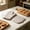 Gray, variant on Set of 2 Oven Mitts and Pot Holders, Heat Resistant Kitchen Gloves Microwave Safe, Thick Cotton Padding Soft Interior, Hanging Loop Convenient Storage, for Baking Grilling Stovetop Countertop