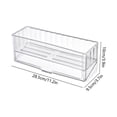 thumbnail image 4 of Naxoaeo Kitchen Sink Storage Rack, Over Sink Dish Drying Rack, Multifunctional Plastic Cutlery Brush Sponge Holder, Non-Perforated Countertop Organizer, Clear Drainage Basket, 4 of 7