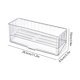thumbnail image 3 of Organizador para fregadero de cocina | Soporte multifuncional para esponjas y cubiertos con drenaje | Almacenamiento de plástico para cepillos, jabón y utensilios | Transparente o negro, 3 of 6