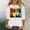 White, variant on Lumosvexa Women Plain Short Shirt Sleeved Tops Womens Casual T-Shirt Crew Neck T-Shirt Green Size 2XL