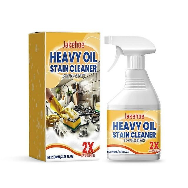 New Clean Kitchen Oil Stains Spray, Kitchen Heavy Oil Cleaning Agent 100ml