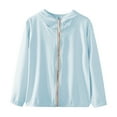 thumbnail image 2 of XQYLOS 𝖴𝖯𝖥 50+ Sun Protective Hoodie for Girls Teens Toddlers - Full Zip 𝖢ooling Cover Up Outdoor Beach Swim Lightweight Long Sleeve Rash Guard, 2 of 9