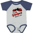 thumbnail image 3 of Inktastic My Grandpa Loves Me with Cute Ladybugs Boys or Girls Baby Bodysuit, 3 of 5