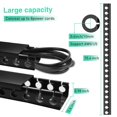 thumbnail image 3 of ENONCI Updated Cable Raceway Kit - 77 (5x15.4) Inch Open Slot Wire Covers for Cords, Under Desk Cable Management System to Hide Under Desk/, 3 of 7
