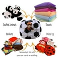 thumbnail image 4 of Silla de puf de almacenamiento, funda de puf de 18 pulgadas con cremallera para niños, juguetes de peluche, juego, 4 of 7