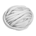 thumbnail image 5 of Giant Knit Yarns Decoration Ornament Handcraft Crocheting Arm Tools Weaving DIY Chunky Rope Thick Roving for Blanket Mat Cushion Hats , Grey, 5 of 9