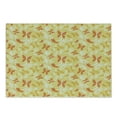 thumbnail image 1 of Yellow and White Cutting Board, Butterfly Pattern with Swirls Romantic Animals of Spring, Decorative Tempered Glass Cutting and Serving Board, Small Size, Earth Yellow Orange, by Ambesonne, 1 of 1