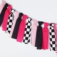 thumbnail image 4 of Two Fast High Chair Banner Pink Racing Car 2nd Birthday Supplies, 4 of 7