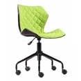 thumbnail image 1 of Modern Home Ripple Chaise de Bureau Mi-Dos - Blanc/gris, 1 of 2