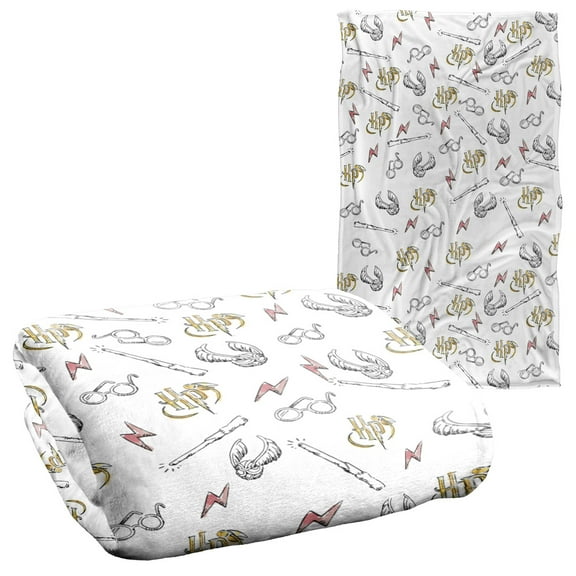 Harry Potter Whimsical Water Color Silky Touch Super Soft Throw Blanket 36" x 58"