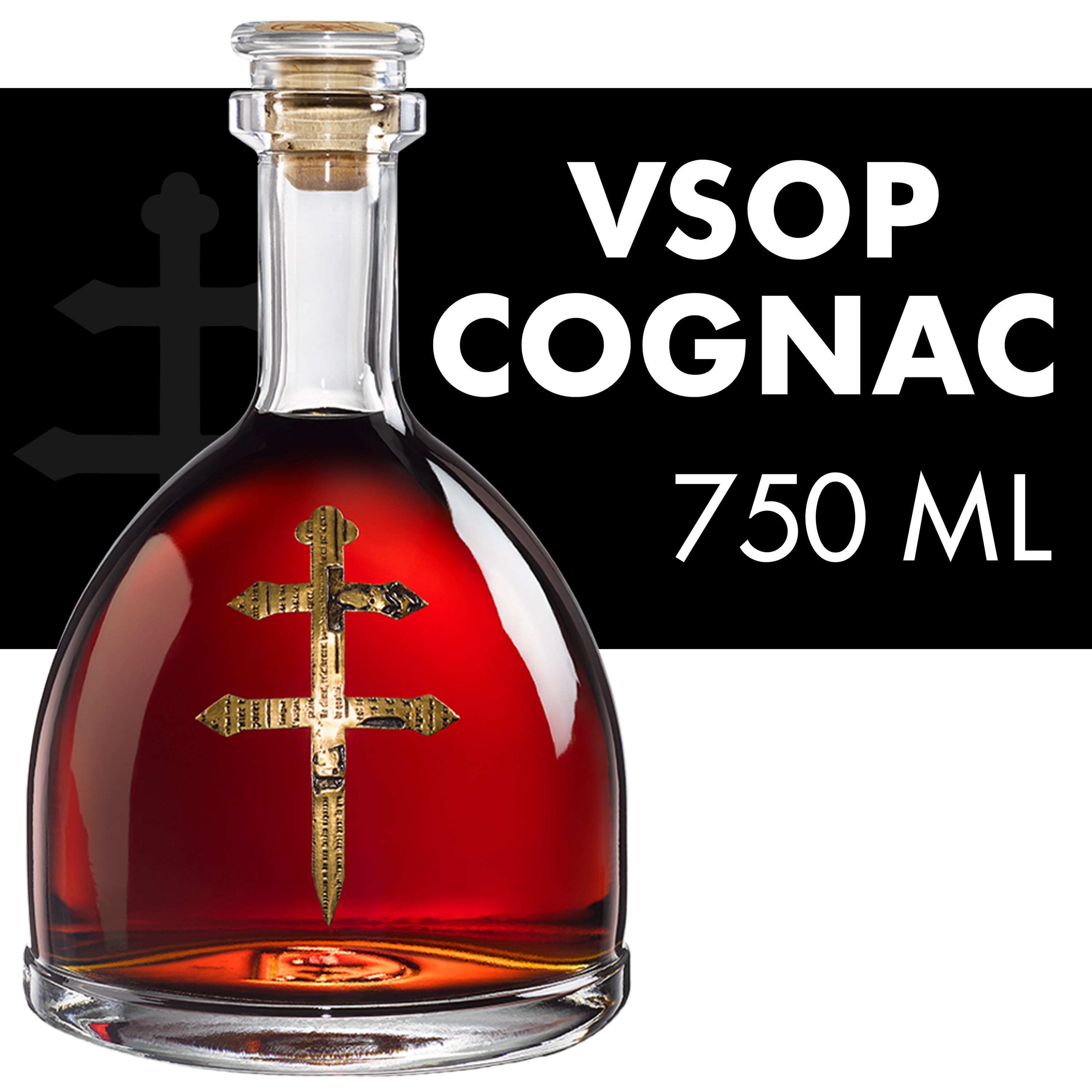 D’USSE VSOP Cognac, 750 mL Bottle, ABV 40% - Walmart.com